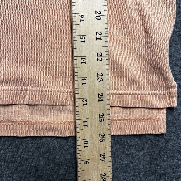 Brooks Brothers 346 Polo Shirt Men Small Light Orange Short Sleeve Original Fit - Picture 7 of 7